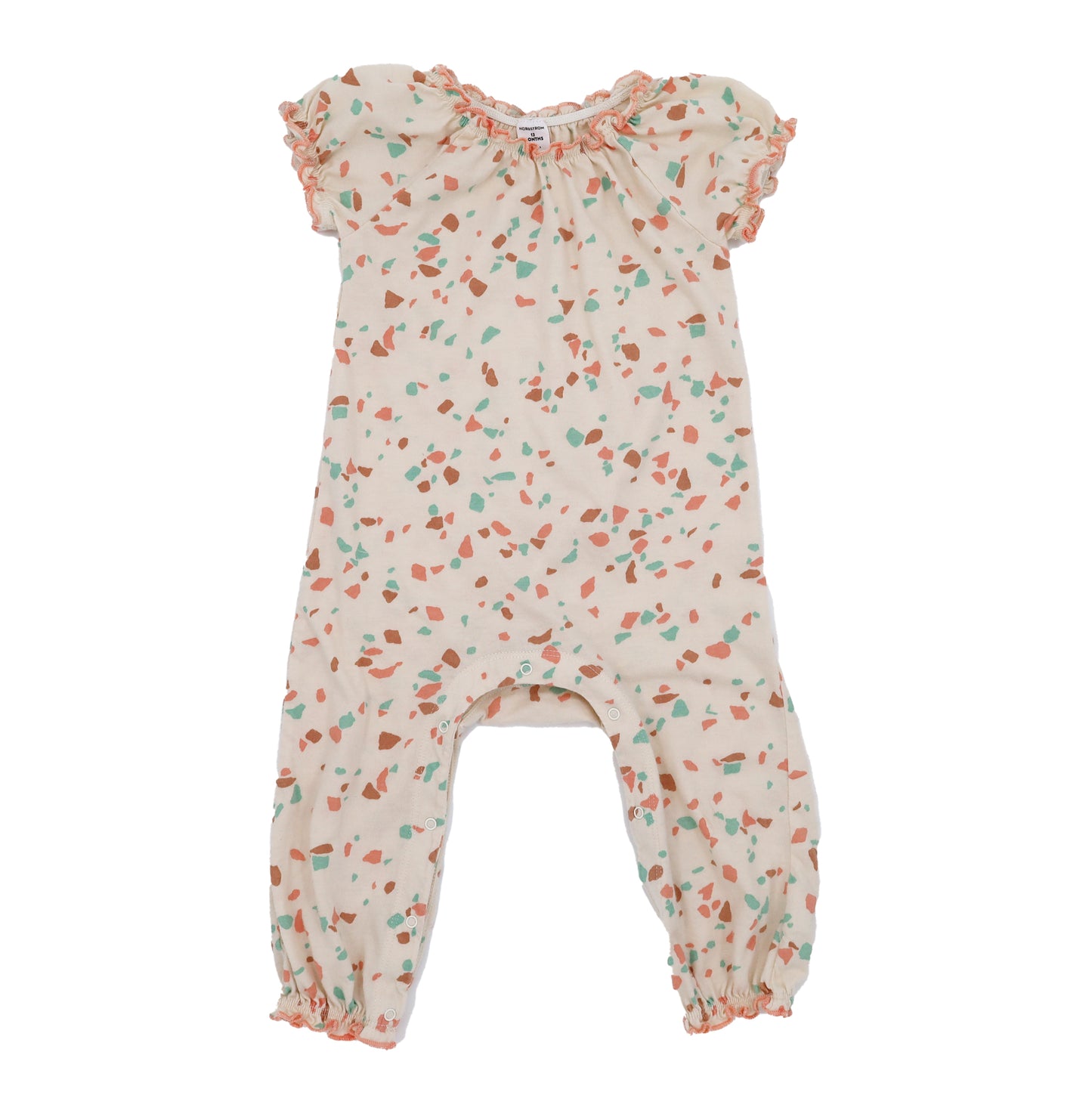 Print Ruffle Romper