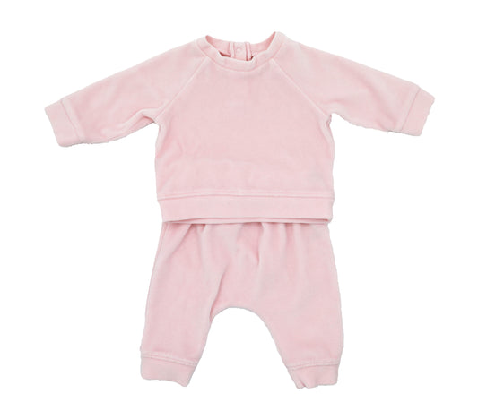 Baby Velour Sweatshirt Set